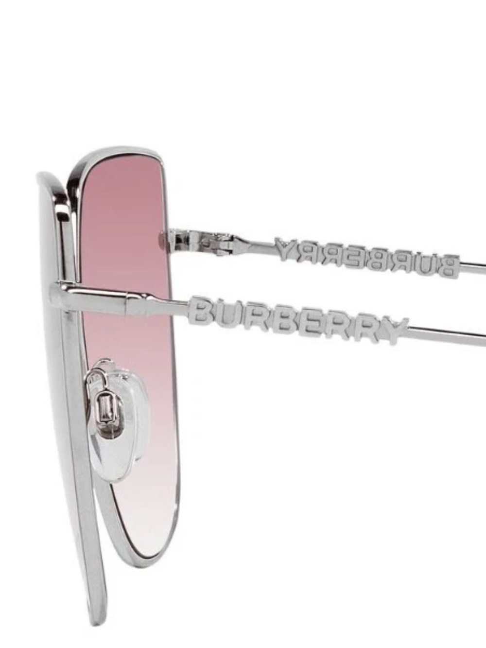 Burberry ALEXIS BE 3143 Silver/Pink Graded Shaded (1005/8D) Sunglasses - Picture 4 of 4